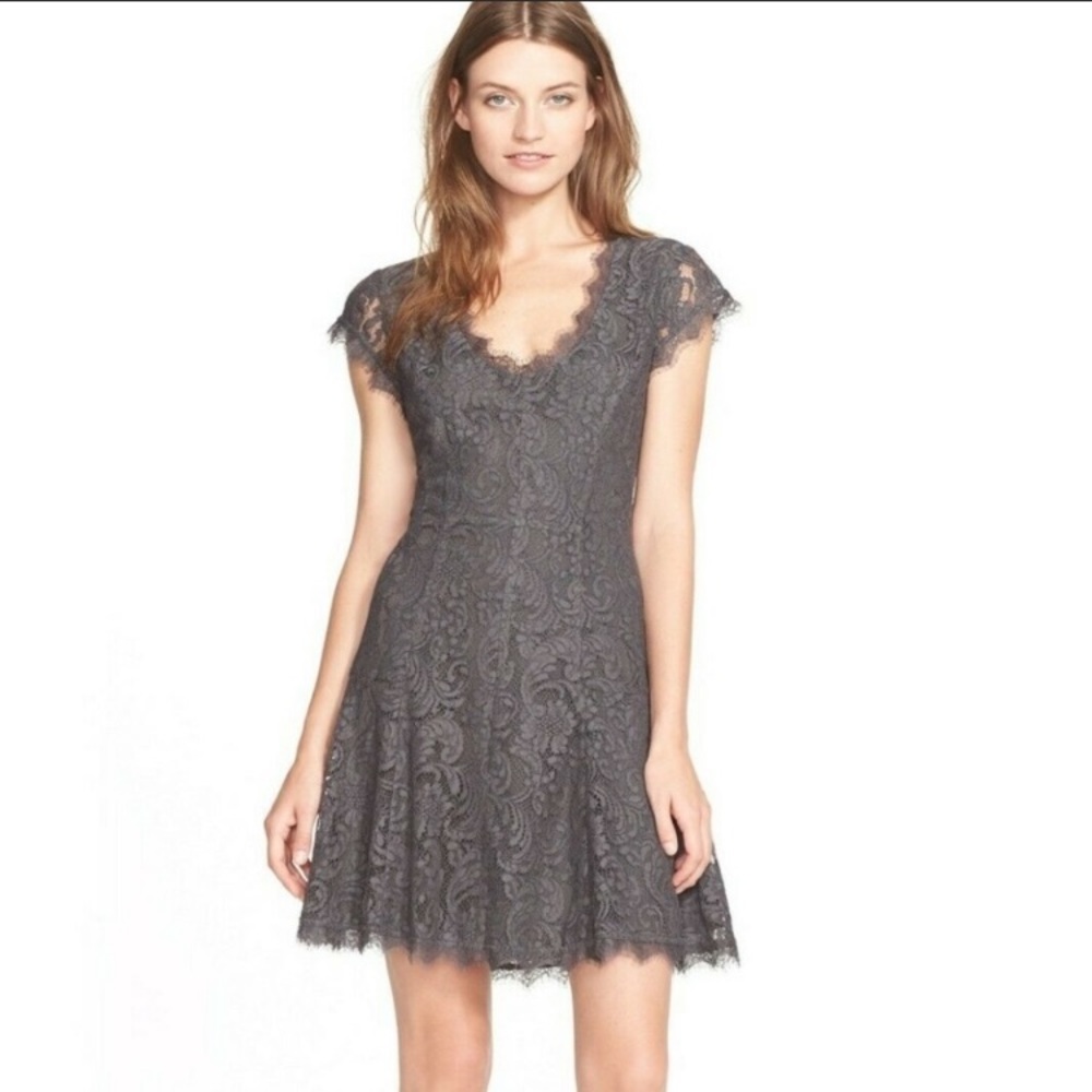 JOIE Eshe C Lace Dress Fit & Flare 6